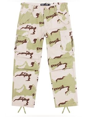 FTP Desert Camo Cargo Pants - Green, Tan & Brown 2XL